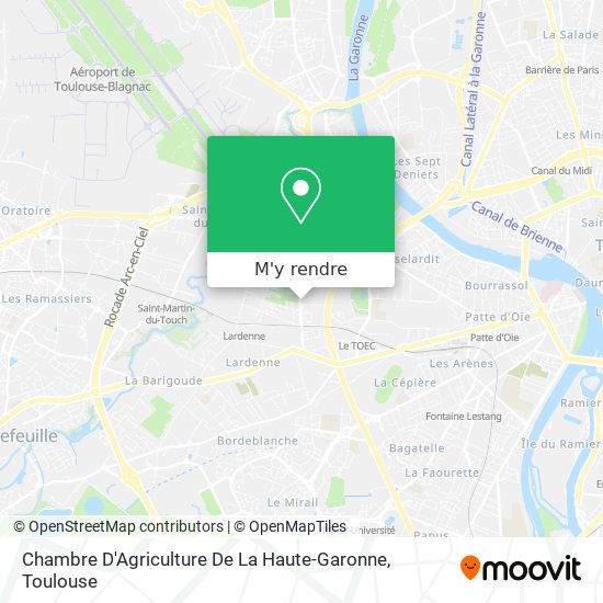 Chambre D'Agriculture De La Haute-Garonne plan