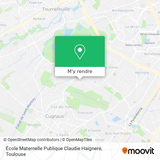 École Maternelle Publique Claudie Haigneré plan