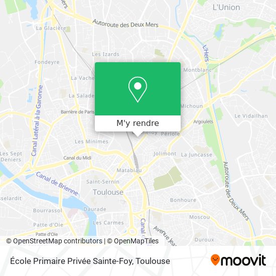 École Primaire Privée Sainte-Foy plan