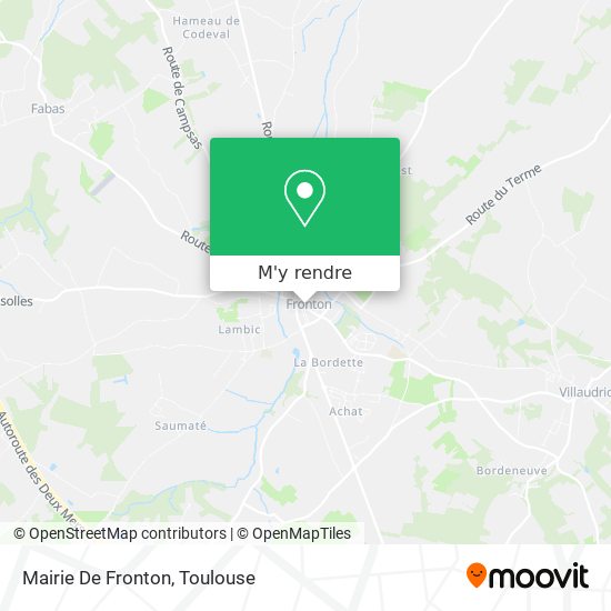 Mairie De Fronton plan