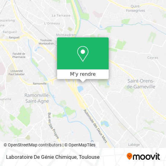 Laboratoire De Génie Chimique plan
