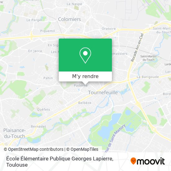 École Élémentaire Publique Georges Lapierre plan