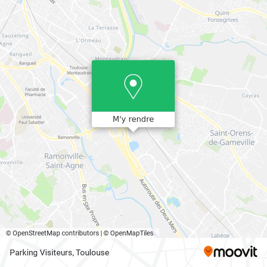 Parking Visiteurs plan