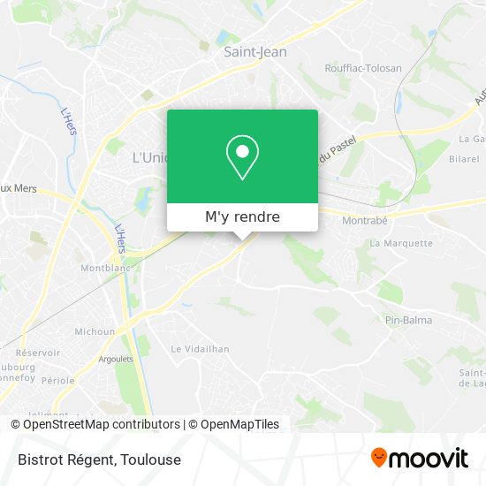 Bistrot Régent plan