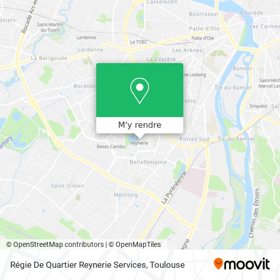 Régie De Quartier Reynerie Services plan