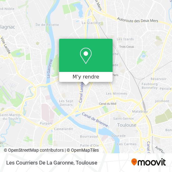 Les Courriers De La Garonne plan