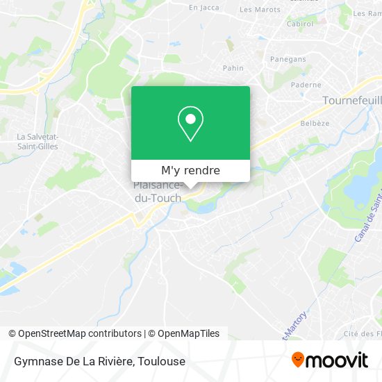 Gymnase De La Rivière plan