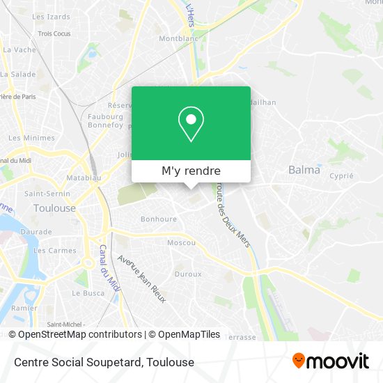 Centre Social Soupetard plan