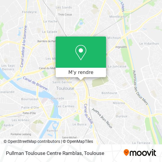 Pullman Toulouse Centre Ramblas plan