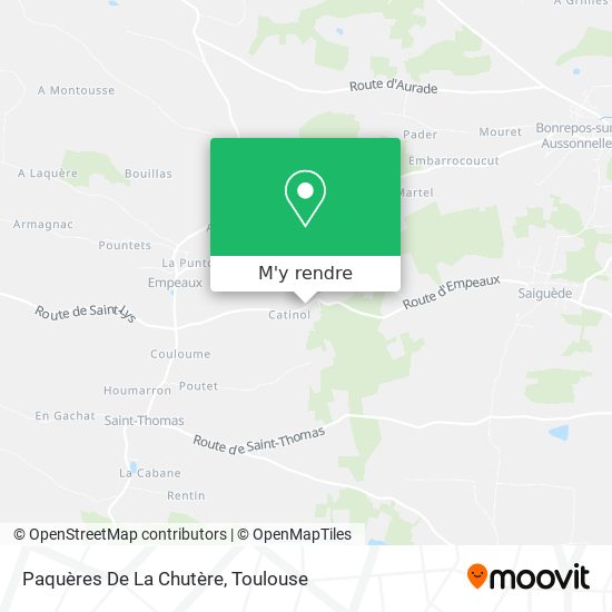 Paquères De La Chutère plan