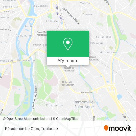 Résidence Le Clos plan