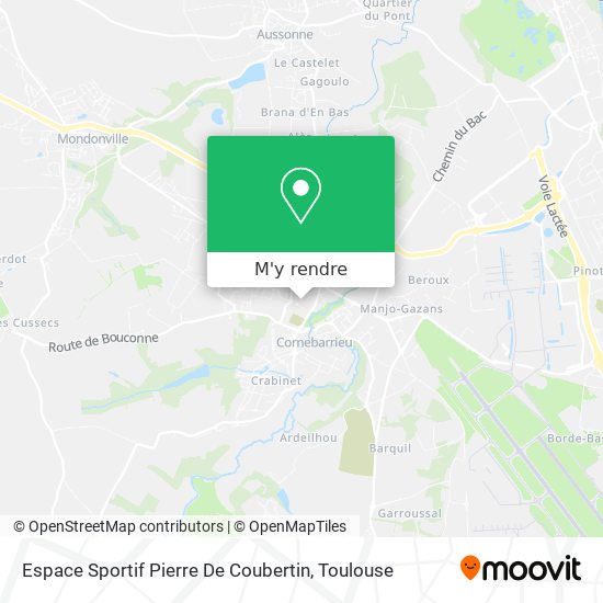 Espace Sportif Pierre De Coubertin plan