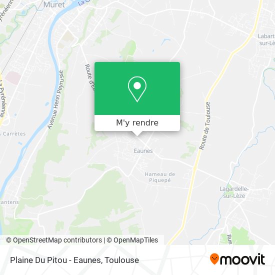 Plaine Du Pitou - Eaunes plan