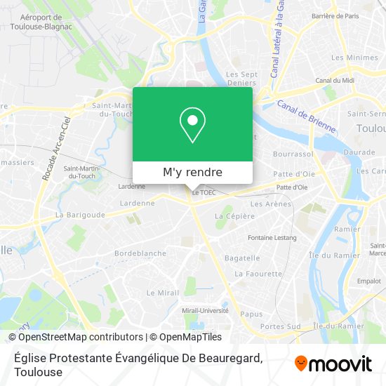 Église Protestante Évangélique De Beauregard plan