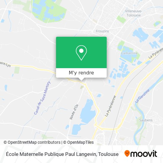 École Maternelle Publique Paul Langevin plan