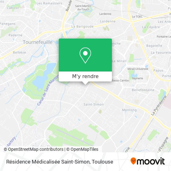 Résidence Médicalisée Saint-Simon plan