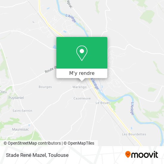 Stade René Mazel plan