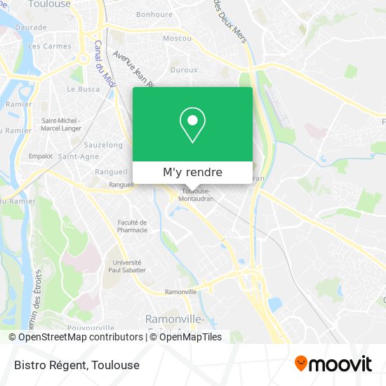 Bistro Régent plan