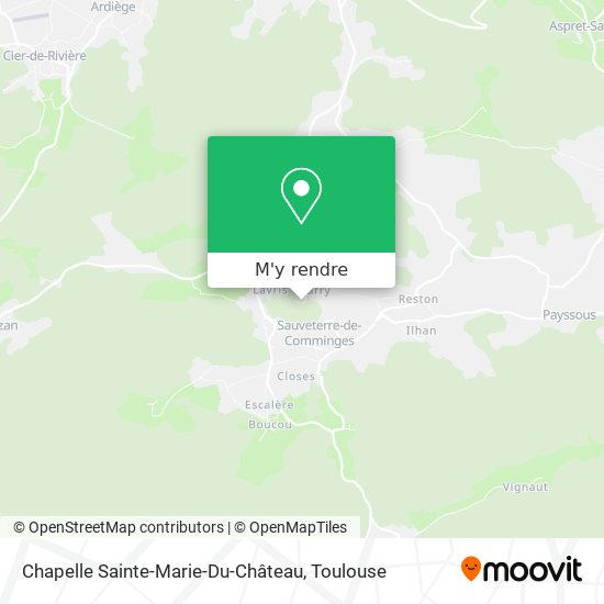 Chapelle Sainte-Marie-Du-Château plan