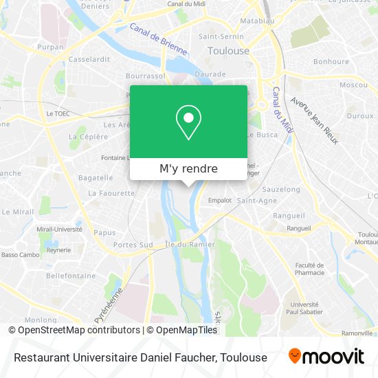 Restaurant Universitaire Daniel Faucher plan