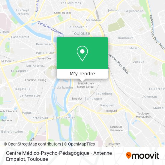 Centre Médico-Psycho-Pédagogique - Antenne Empalot plan