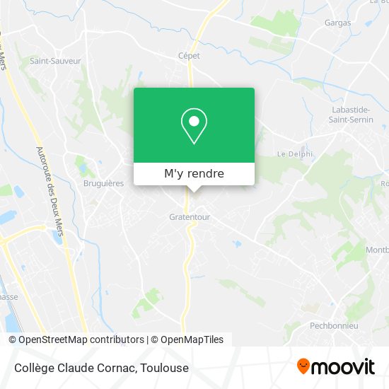 Collège Claude Cornac plan