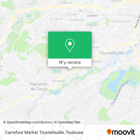 Carrefour Market Tournefeuille plan
