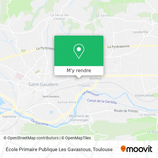 École Primaire Publique Les Gavastous plan