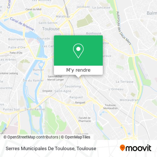 Serres Municipales De Toulouse plan