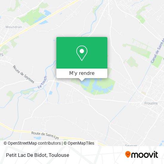 Petit Lac De Bidot plan