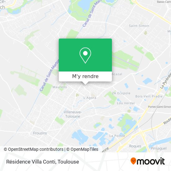 Résidence Villa Conti plan