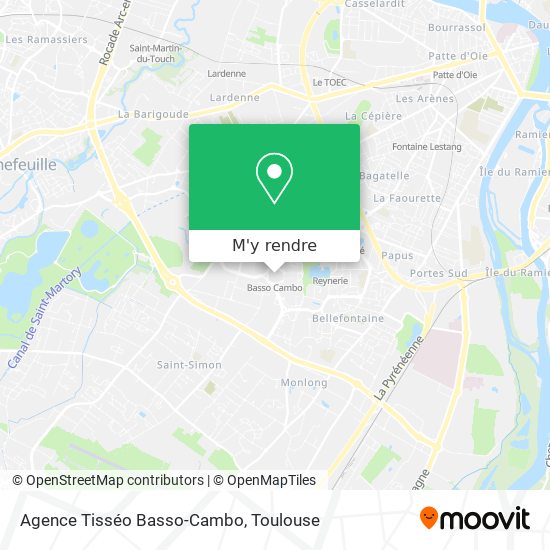 Agence Tisséo Basso-Cambo plan