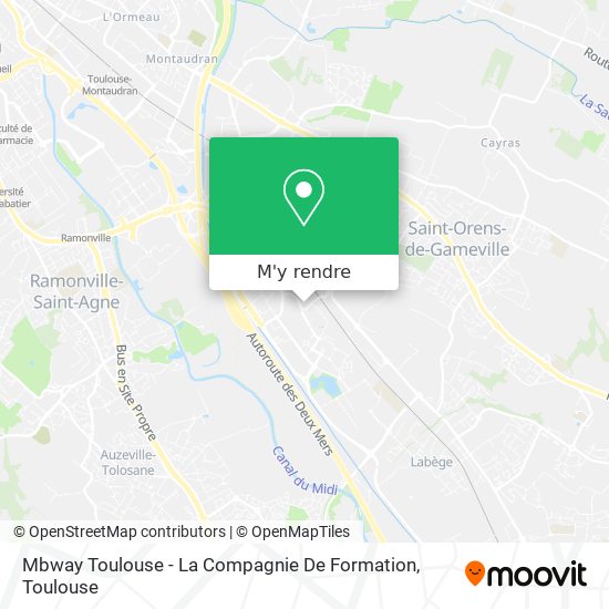 Mbway Toulouse - La Compagnie De Formation plan