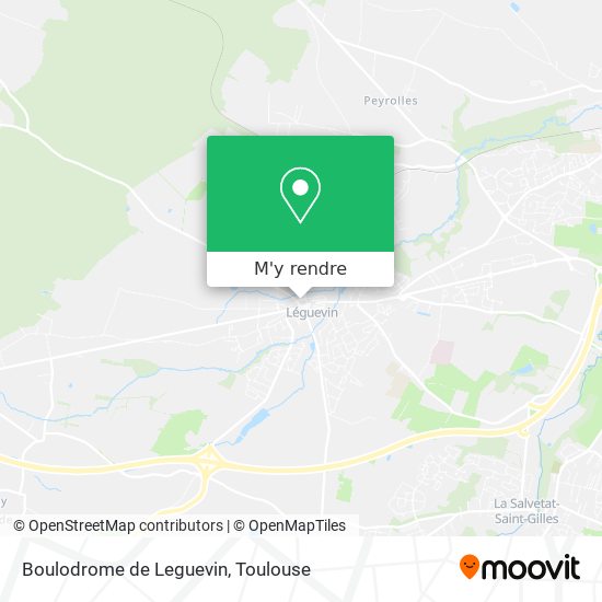 Boulodrome de Leguevin plan
