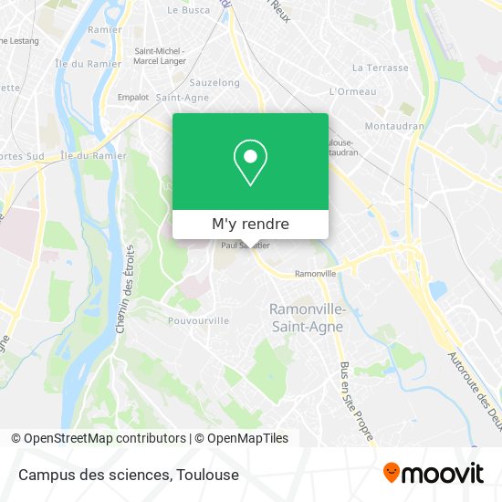 Campus des sciences plan