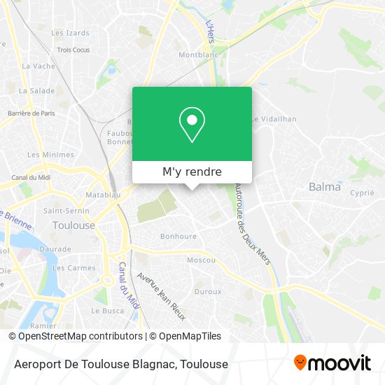 Aeroport De Toulouse Blagnac plan