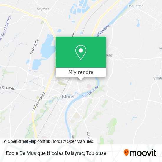 Ecole De Musique Nicolas Dalayrac plan
