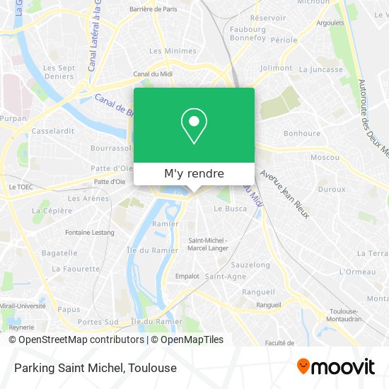 Parking Saint Michel plan