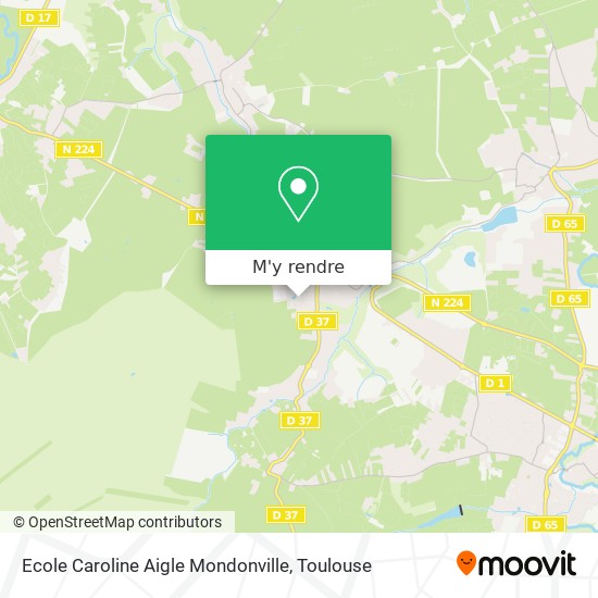 Ecole Caroline Aigle Mondonville plan