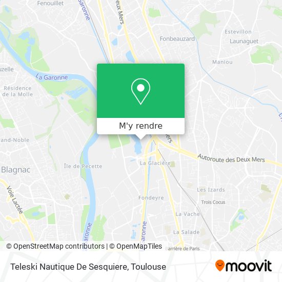 Teleski Nautique De Sesquiere plan