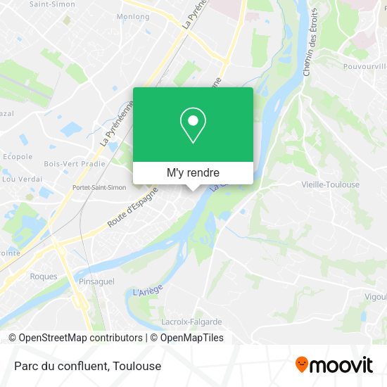 Parc du confluent plan