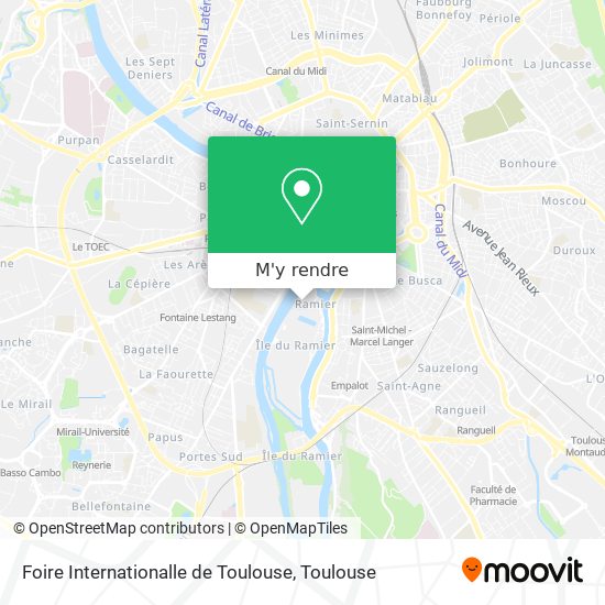Foire Internationalle de Toulouse plan
