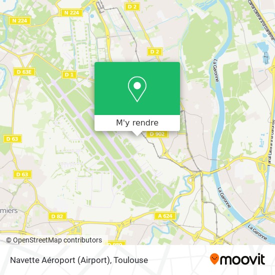 Navette Aéroport (Airport) plan