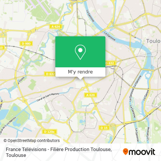 France Télévisions - Filière Production Toulouse plan