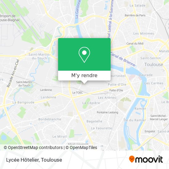 Lycée Hôtelier plan