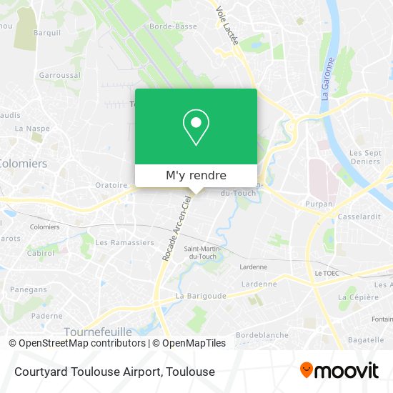 Courtyard Toulouse Airport plan