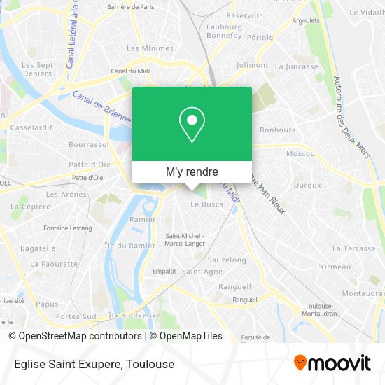 Eglise Saint Exupere plan