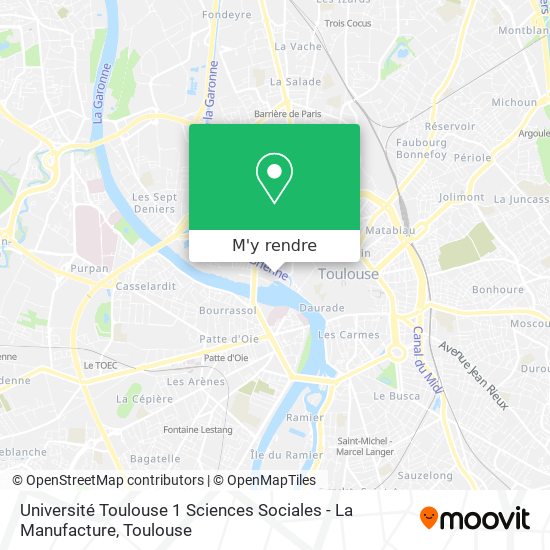 Université Toulouse 1 Sciences Sociales - La Manufacture plan