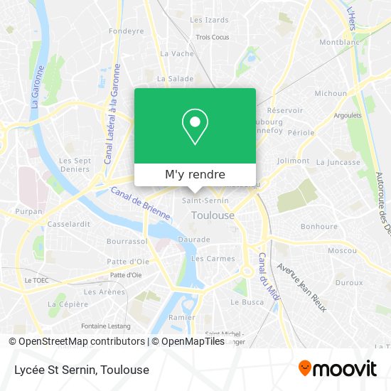 Lycée St Sernin plan
