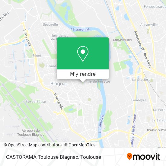 CASTORAMA Toulouse Blagnac plan